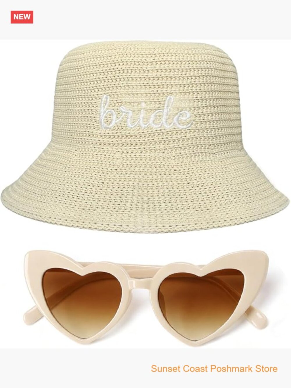Bride Bucket Hat Straw Beach Bachelorette Party Headwear Accessory